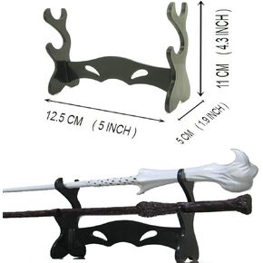 Two Tiers Holder Display Stand / Acrylic Bracket Rack for Wand Collection（Does not include Wand）