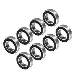 Deep Groove Ball Bearings, 205PP (6205-2RS) Model 25mm ID 52mm OD 15mm Thick, Carbon Steel Double Sealed Bearings - (Applications: for Motor Skateboards Roller Wheels), 2-Pieces