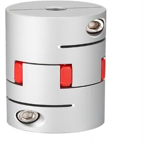Aluminum Alloy Shaft Coupling Bore 10mm to 19mm D50mm L55mm Top Wire Clamp Plum Coupling High Torque Coupling Encoder Aluminum Coupling Star Coupling