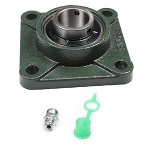 Othmro UCF206 Cast Iron Pillow Block Mounted Ball Bearing 1.18in Bore Diameter Ball Mounted Pillow Block Bearing Steel Self Aligning Vertical Bearing Flanged Pillow Block Bearing with Set Screw Lock
