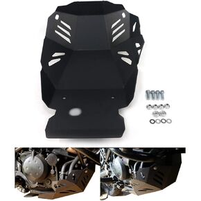 Engine Guard Skid Plate Protector Replacement for Kawasaki KLR650 KLR 650 2008-2019 4 MM Thick Belly Pan Engine Bash Bottom Protection(Skid Plate)