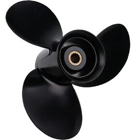 Propeller 48-897750A11 9 1/4 x 9 RH 3 Blade Compatible with Mercury/Mariner 9.9-20 HP 4 Stroke Boat Motors