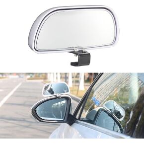 Blind Spot Mirrors for Trucks and Cars,Automotive Side View Concave Mirror Blindspot,360° Large Convex Rearview Exterior Mirror Accessories for Truck and Car(1Pack Black)