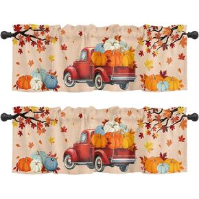 Christmas Kitchen Curtains Set of 2 Xmas Snowman Family with Snow Covered Evergreens and Red Cardinals in the Background Valances Winter Scene Rod Pocket Bedroom Bathroom Window Treatment Valances