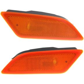 CarLights360: For Mercedes-Benz C250 Side Marker Light 2012 2013 2014 Driver and Passenger Side | Pair | DOT Certified | For MB2550105 | MB2551105