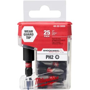 MILWAUKEE ELEC TOOL 48-32-5009 25PK 1" Magnetic Bit Holder