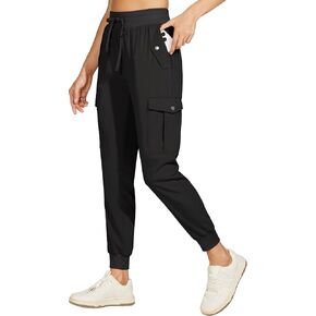 Willit Women's Hiking Pants Cargo Joggers Lightweight Quick Dry Athletic Workout Travel Casual Pants Pockets