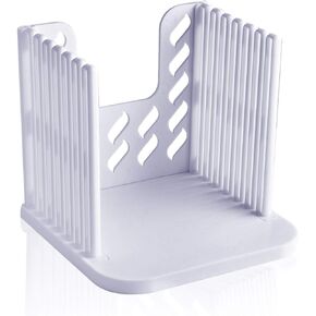 bread slicer, Bread slicers for Homemade Bread, Folding and Adjustable thicknesses Bread Cutter(White)