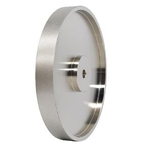 CBN Grinding Wheel, Dia 8" x 1" Wide with 1/2" Arbor, Diamond Grinding Wheel for Sharpening High Speed Steel, Grit #600