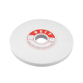 uxcell 7-Inch Bench Grinding Wheels White Aluminum Oxide WA 46 Grit for Surface Grinding