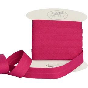 designers-factory Navy Blue Cotton Bias Binding Tape - Available in Several Colours and Two Sizes Navy Blue Bias Tape for Sewing - (by 5.46 Yards, Navy Blue)