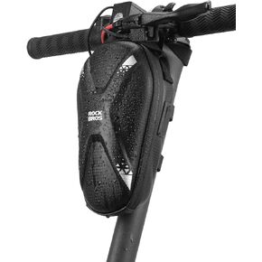 ROCKBROS Scooter Bag Waterproof Scooter Storage Bag with Charging Port for Brompton Electric Scooter Handlebar Bag for Carrying Charger Tools Repair Tools/Large Capacity/Portable (1.3L)
