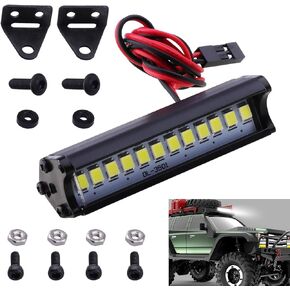 Hobbypark RC Crawler LED Light Bar Kit Roof Spotlight Dome Light Simulation for Traxxas TRX-4 Trx4 Axial SCX10 90046 RC4WD D90 KM2