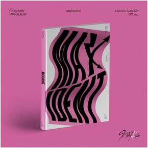 JYP Entertainment Stray Kids - MAXIDENT [GO ver.(Limited Edition)] Album+Pre-Order Benefit (DK1022),Pink