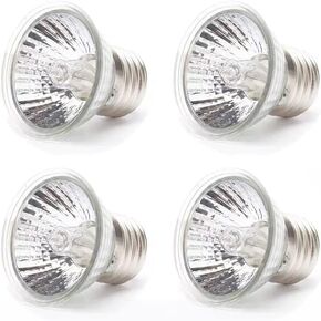Upgraded Reptile Heat Lamp, UVA/UVB Turtle Heat Light Dimmable Aquarium Basking Light with 2 Bulbs Habitat Heating Lamp with 360° Rotatable for Terrarium Reptiles Lizard Snake