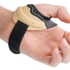 Velpeau Thumb Brace - Anti Cracking Design - CMC Joint Pain Injury Relief Support for Osteoarthritis, Arthritis, Women and Men(Grey, Right Hand, Small)