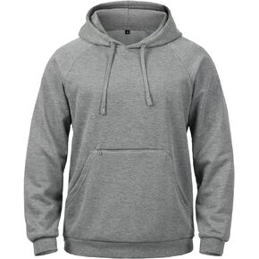 CARWORNIC Men's Hoodies Pullover Soft Hooded Sweatshirts Long Sleeve Casual Hoodies with Zipper Pocket