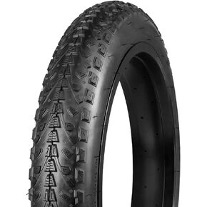 20/26 Inch Bike Fat Tire 20/26 * 3.0 Bike Tire One/Two Pack Bicycle Tyre Folding Bead E Bike Tire Electric Bike Tires Compatible Wide Mountain Snow Bicycle