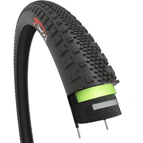 Fincci 700x38c Bike Tire 40-622 with 1mm Antipuncture Protection for Electric Gravel Road MTB Mountain Hybrid Bicycle