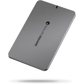 Rolling Square AirCard E, Replaceable Batteries Wallet Tracker Bluetooth Find My Network Compatible with Business Card QR Code - 0.12in Super Thin