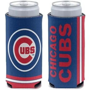 WinCraft MLB Chicago Cubs Slim Can Cooler, Team Colors, One Size