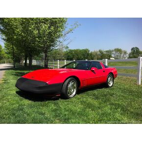C4 Corvette NoviStretch Front Bumper Mask : Fits All 1984-1996 C4 Corvette Models Including Grand Sport & ZR1 (Front Bumper Mask + Mirror Masks)