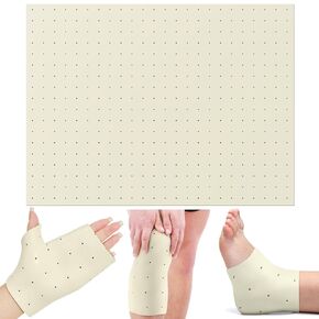 Splinting Material Sheet 1/8" Width, 18" Length, 24" Height 1% Perforated Single Sheet Splinting Material Thermoplastic Sheet for Novice and Experienced Splinters, Beige