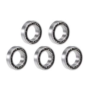 uxcell MR52K Deep Groove Ball Bearings 2mm Inner Dia 5mm OD 2mm Thick Open Type Chrome Steel Z2 5pcs
