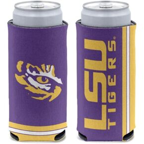 WinCraft NCAA LSU Tigers Slim Can Cooler, Team Colors, One Size