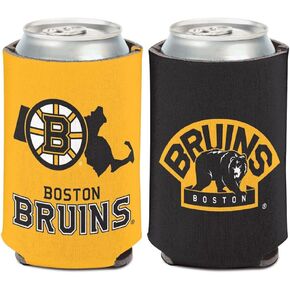 علبة تبريد NHL Boston Bruins State Design، عبوة واحدة، 12 أونصة. (تصميم قابل للطي على الوجهين) in Kuwait