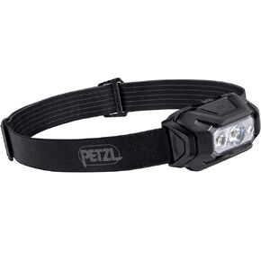 PETZL ARIA 2 RGB, Compact, Durable, Waterproof headlamp with White, red, Green and Blue Modes, 450 lumens, Camo