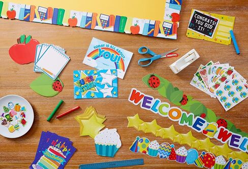 Eureka Planet Earth Extra Large Stickers for Kids and Teachers, Multicolor, 36 Pieces in Saudi Arabia