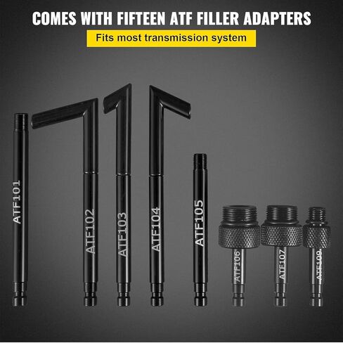 مضخة سائل ناقل الحركة VEVOR 7.5 لتر، مجموعة إعادة تعبئة يدوية ATF سعة 2 جالون، مضخة يدوية لسائل ناقل الحركة، مضخة نقل سائل ناقل الحركة، مضخة تعبئة ناقل الحركة مع 8 محولات ATF in Kuwait