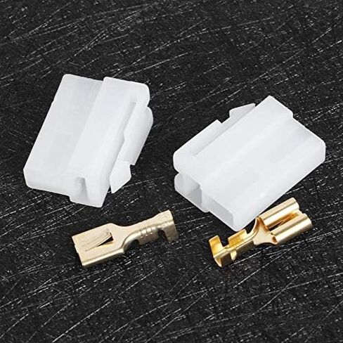 T-Type 2 Pin Way Electrical Automotive Wire Connector Male Female Socket Plug and Pin Header Crimp Wire Terminals Kit Fit for Kenwood in Saudi Arabia