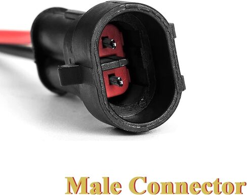 2Pin Way 16 AWG موصلات كهربائية مقاومة للماء، طريقة الذكور والإناث 16 AWG مجموعة مقبس توصيل الأسلاك مناسبة للسيارة والشاحنات والقوارب والدراجات النارية والدراجات الثلاثية والقافلة والبحرية - 5 عبوات in Kuwait