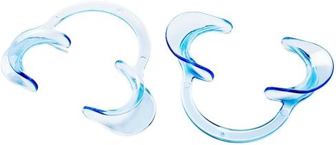 Autoclavable Dental Mouth Opeaner Intraoral Check C-Shape Cheek Retractor for Teeth Whitening and Funning Games 2pcs/pack (M for Pedo) in Saudi Arabia