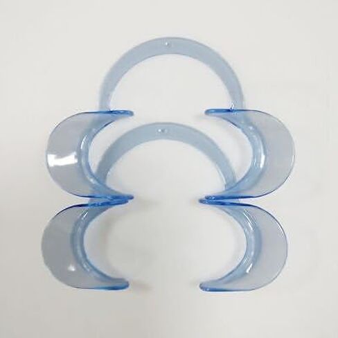 Autoclavable Dental Mouth Opeaner Intraoral Check C-Shape Cheek Retractor for Teeth Whitening and Funning Games 2pcs/pack (M for Pedo) in Saudi Arabia