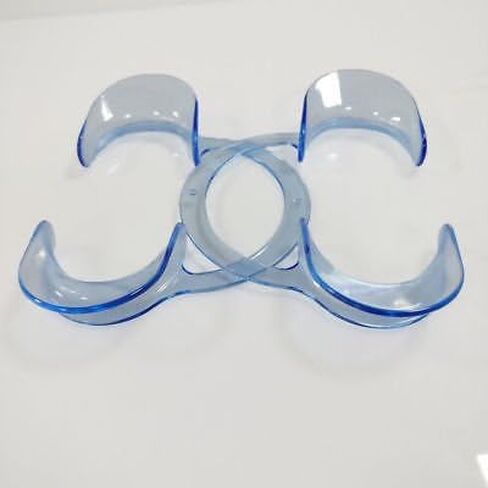 Autoclavable Dental Mouth Opeaner Intraoral Check C-Shape Cheek Retractor for Teeth Whitening and Funning Games 2pcs/pack (M for Pedo) in Saudi Arabia