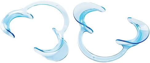 Autoclavable Dental Mouth Opeaner Intraoral Check C-Shape Cheek Retractor for Teeth Whitening and Funning Games 2pcs/pack (M for Pedo) in Saudi Arabia