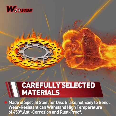WOOSTAR 190 مللي متر مكبح قرصي لوحة 4-بولت تصاعد استبدال ل 110cc 125cc أبولو الترابية دراجة الطرق غير الممهدة in Saudi Arabia