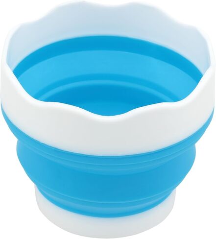 Creative Mark Collapsible Paint Brush Water Cup 10oz Capacity - Durable & Leak-Proof, Space-Saving Design, Ideal for Artists, Travel, Plein Air Painting, Mural Painters, Studio Use in Saudi Arabia