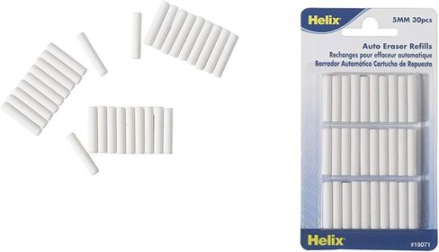 Helix Automatic Eraser Refills, Pack of 30 (19071) (2 Pack of 30) in Saudi Arabia