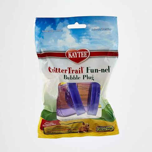 Kaytee CritterTrail Fun-nels Bubble Plugs, Assorted Colors, Set of 2 in Saudi Arabia