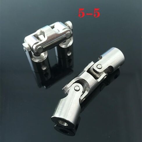 D14mm x L58mm I.D. Universal Steering Shaft U-Joint, Rotatable Three-Section Universal Steering Shaft Coupling Connector, Steering Coupler,8mm to 8mm in Saudi Arabia