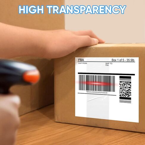 شريط التعبئة TICONN، شريط تغليف شفاف شديد التحمل 720 ياردة، شريط شحن 2.7 مل، أشرطة 1.88 بوصة × 60 ياردة للشحن والبريد والنقل (12 حزمة) in Kuwait