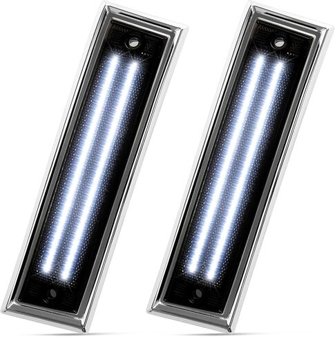 Front LED Side Marker Lights Fender Bumper Lamps Compatible with Chevy C/K C10 C20 C30 Pickup Trucks Blazer Suburban Jimmy 1981-1991 Smoked Lens 2 Pieces (Clear Lens) in Saudi Arabia
