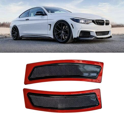 لسيارة BMW F30 3 Series F32 F33 F36 4-Series المصد الأمامي العاكس مصابيح العلامات الجانبية (رمادي) in Kuwait