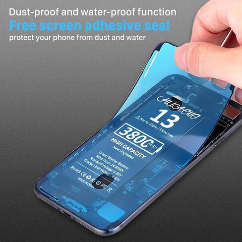 بطارية لهاتف iPhone 13، 3800 مللي أمبير (ترقية جديدة 2023) بطارية بديلة عالية السعة لهاتف iPhone 13 A2482 A2631 A2633 A2634 A2635 مع مجموعة أدوات بديلة احترافية in Kuwait