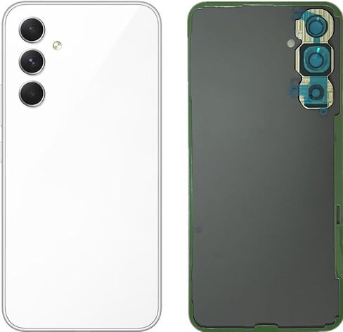 Galaxy A54 Back Glass Replacement for Samsung Galaxy A54 5G Back Cover Glass with Tape+Camera Lens+Tools (Black) in Kuwait