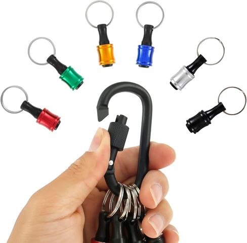 18PCS 1/4 Inch Hex Shank Screwdriver Bits Holder for Impact Driver Drill Bit Keychain Extension Bar, Drill Fast Change Hand-held Bit Holder for Screwdrivers, Flexible Drill Bit Extension Set (18pcs) in Saudi Arabia